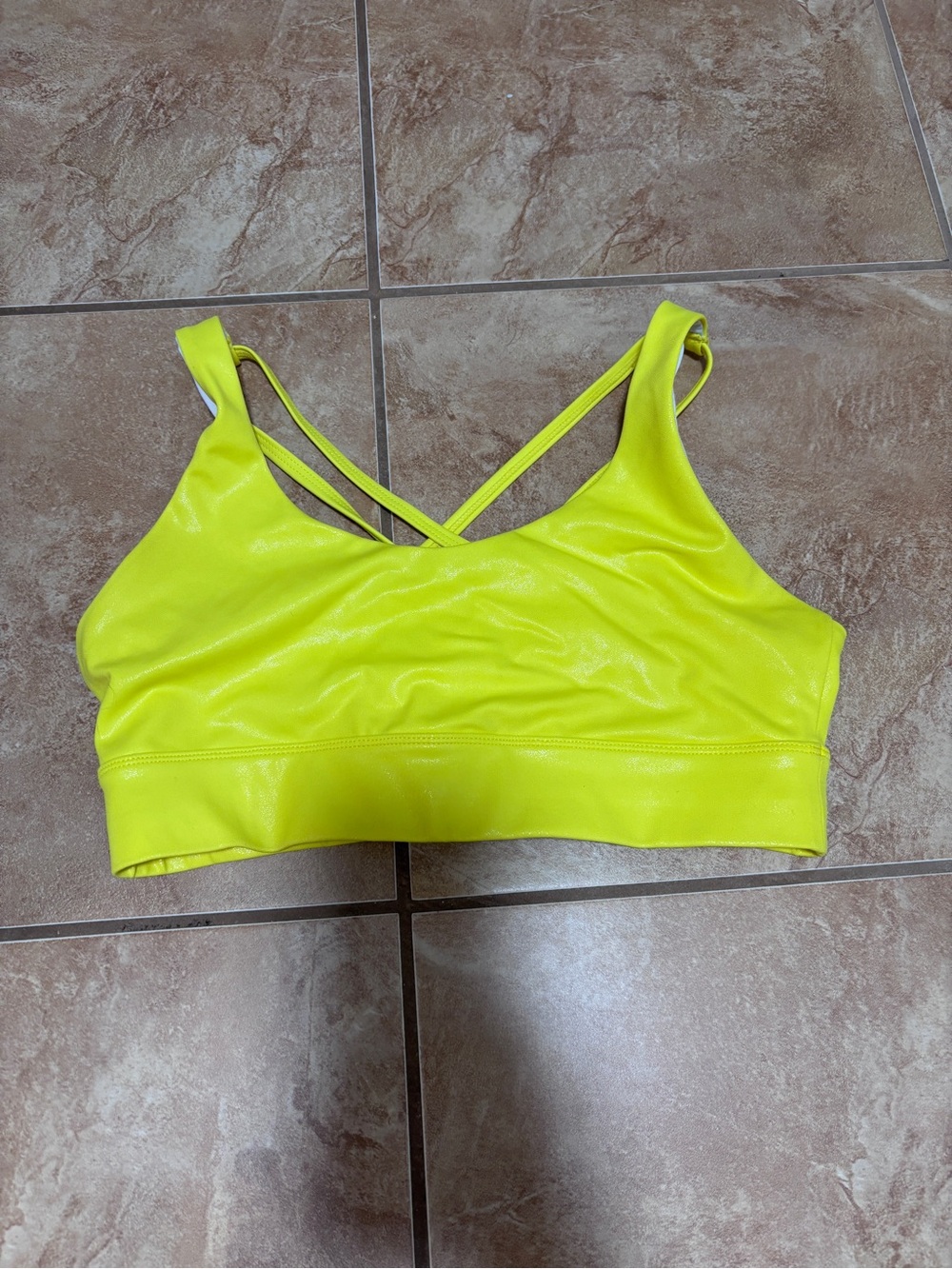 ZYIA Neon Yellow Sports Bra